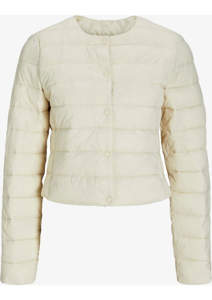 Jxnora Lightweight Collar Kadın Bej Ceket 12254757-BONEWHITE