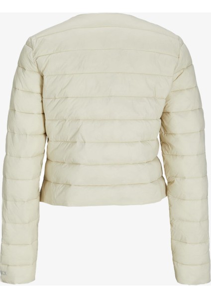 Jxnora Lightweight Collar Kadın Bej Ceket 12254757-BONEWHITE fırsatları