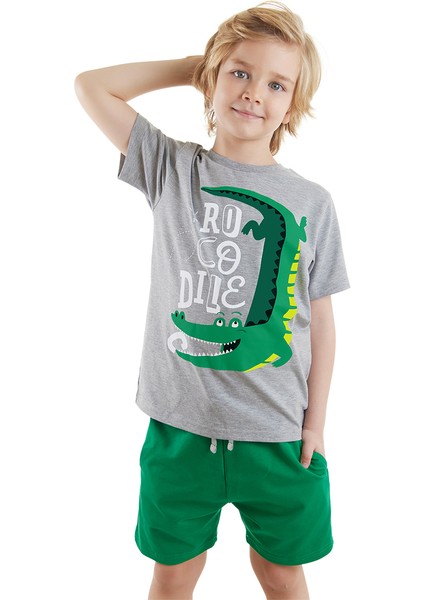 Croco Erkek Çocuk T-Shirt Şort Takım