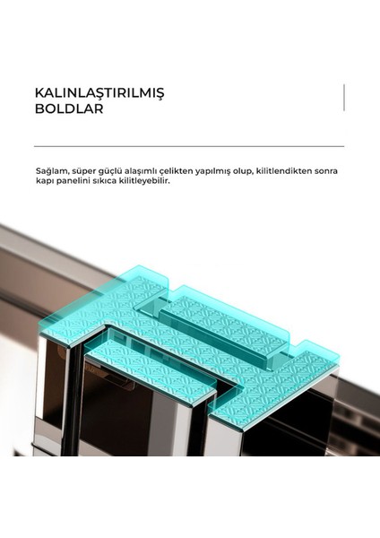 Vulcan Serisi DZ-100 Çift Kapılı Çelik Kasa Dokunmatik Şifre + Parmak Izi + Wifi Akıllı Kontrol
