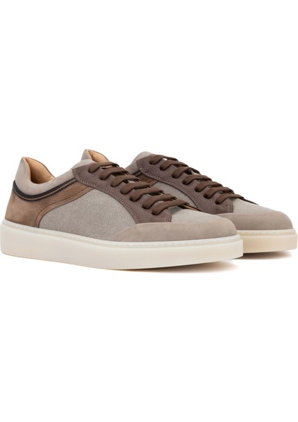 Erkek Deri & Tekstil Taupe Sneakers & Spor Ayakkabı 1022 16486 Erk Ayk Y24 Taupe