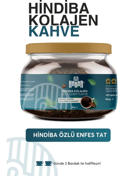 Hindiba Kahvesi Kolojenli Kahve - (60 Kullanim) 150GR