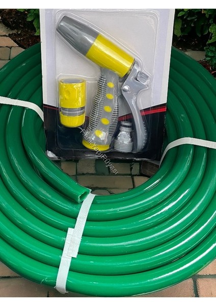 Sulama Hortumu ve Sulama Tabancası, Balkon Yıkamak İçi, 2 Fonksiyonlu Tabanca