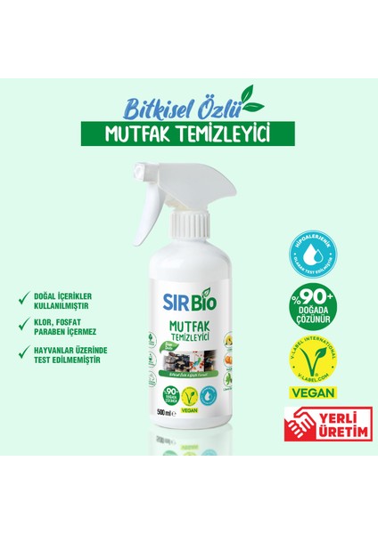 Sır Bio Bitkisel Özlü Mutfak Paketi 4'lü