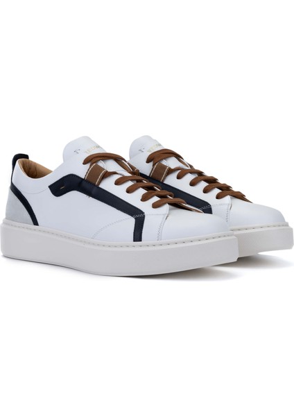 Erkek Hakiki Deri Beyaz Sneakers & Spor Ayakkabı 1022 16518 Erk Ayk Y24 Bıanco indirimleri