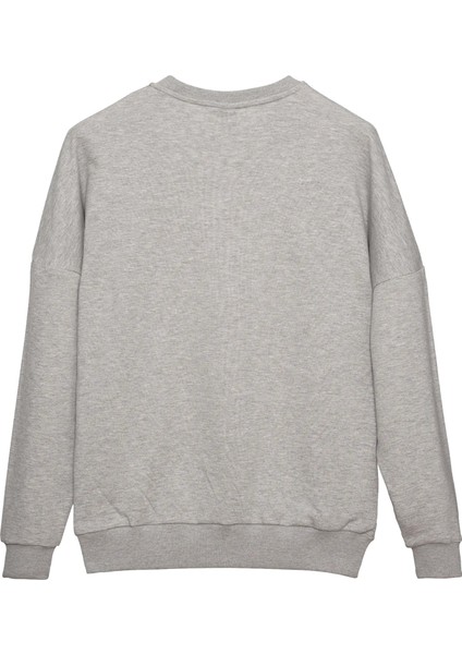 Beach Days Oversize Sweatshirt Erkek - Gri modelleri