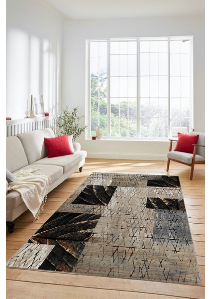 Dijital Kaymaz Taban Yıkanabilir Patchwork Desen Yolluk Mutfak Salon Halısı, Patchwork-05-Vizon, fiyatları