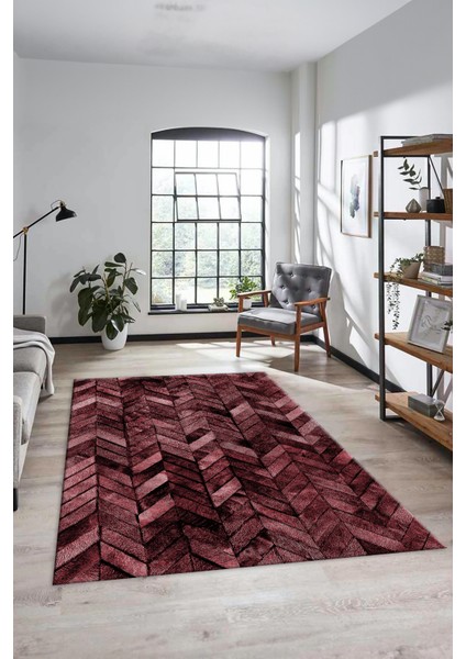 Dijital Kaymaz Taban Yıkanabilir Patchwork Desen Yolluk Mutfak Salon Halısı, Patchwork-13-Kırmızı, modelleri