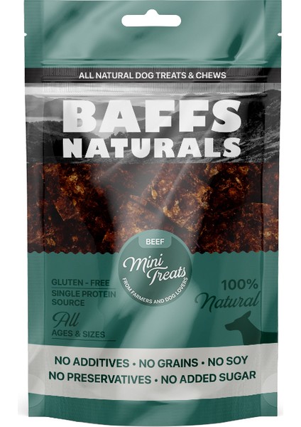 Baffs Naturals Dana Mini Ödül %100 Doğal Köpek Ödül Maması 100 gr