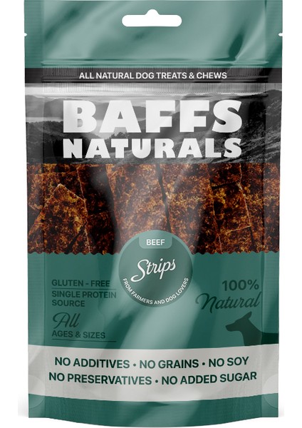 Baffs Naturals Dana Et Çubuğu %100 Doğal Çiğnemelik Köpek Ödül Maması 100 gr