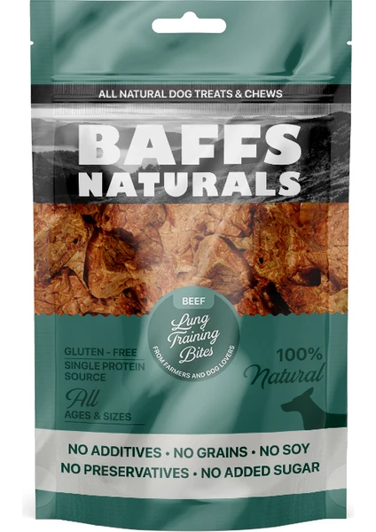 Baffs Naturals Dana Mini Ciğer %100 Doğal Köpek Eğitim Ödülü 100 gr