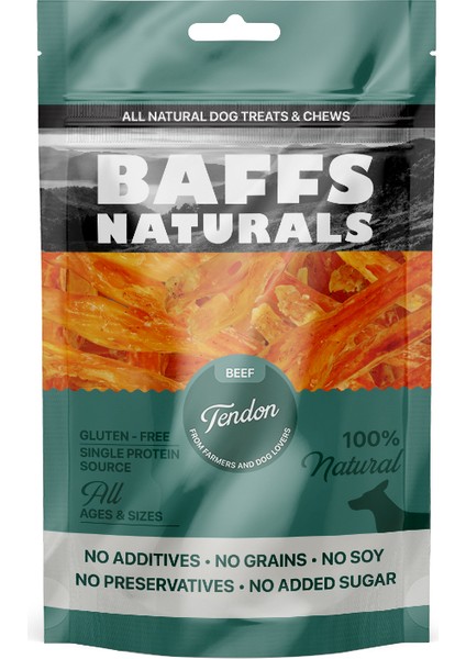 Baffs Naturals Dana Tendon Doğal Çiğnemelik Köpek Ödül Maması 100 gr