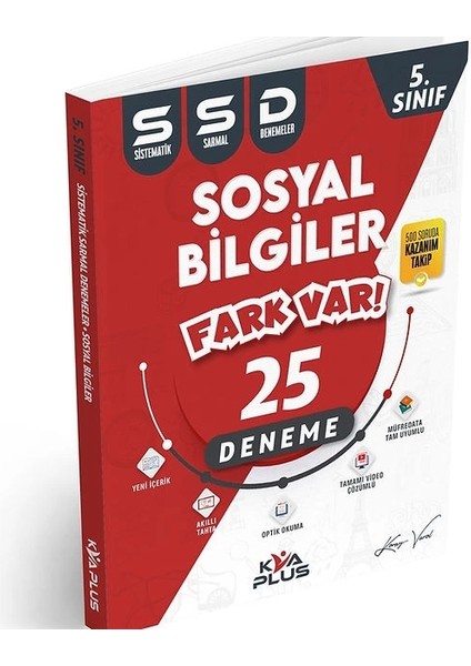 5.Sınıf Sosyal Bilgiler 25 Sistematik Sarmal Deneme