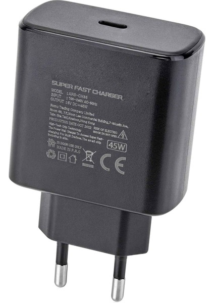 Samsung Galaxy S23 Ultra S23+ S24 Ultra S24+ 5g Uyumlu 45W Turbo Hızlı Şarj Aleti Cihazı Seti Pd