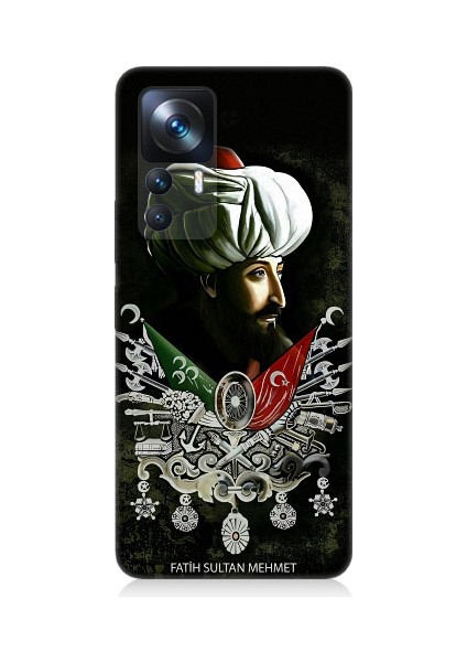 Xiaomi Mi 12T Pro Uyumlu Fatih Sultan Mehmet Han Desenli Silikon Kılıf