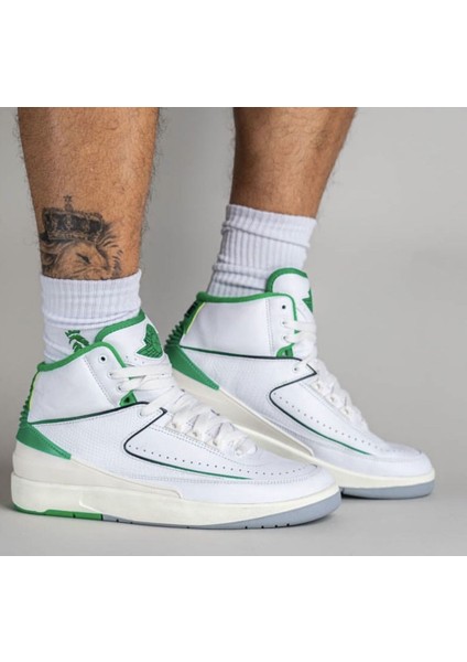 Air Jordan 2 Retro Lucky Green Erkek Basketbol AYAKKABISI-DR8884-103 indirimleri