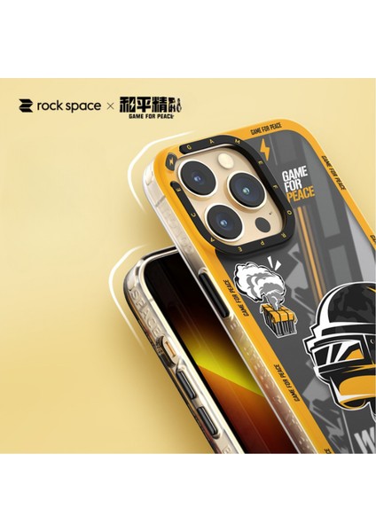 Space iPhone 13 Pro Max Peace Elite Serisi Kılıf Siyah (Pubg)
