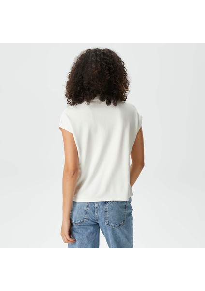 Nautıca Kadın Kırık Beyaz Relaxed Fıt Polo 45K107T.1MA fiyatları