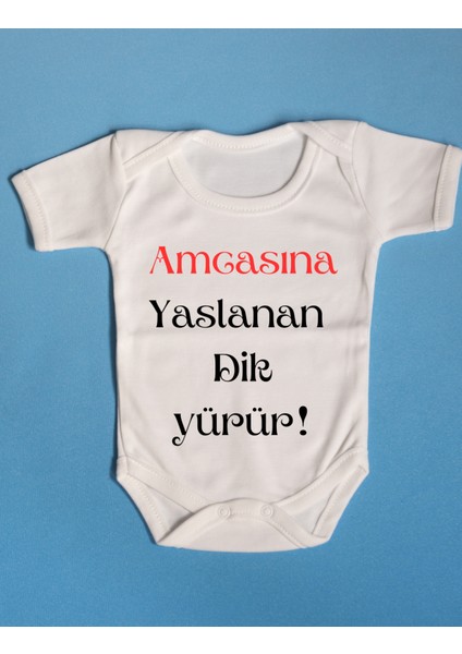 Pamuklu Bebek Zıbını Özel Tasarım Amcasına Yaslanan