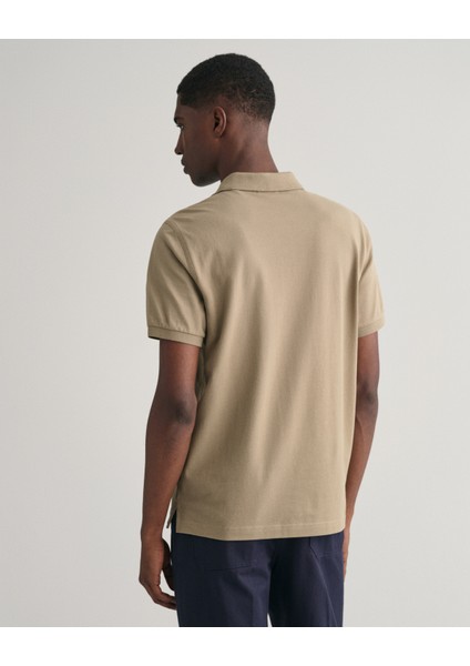 Kahverengi Regular Fit Logolu Polo 2210.203 modelleri