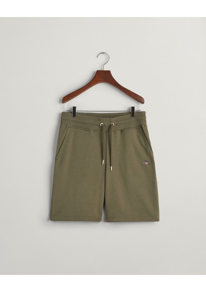 Erkek Yeşil Regular Fit Logolu Şort 2009027.301 fırsatları