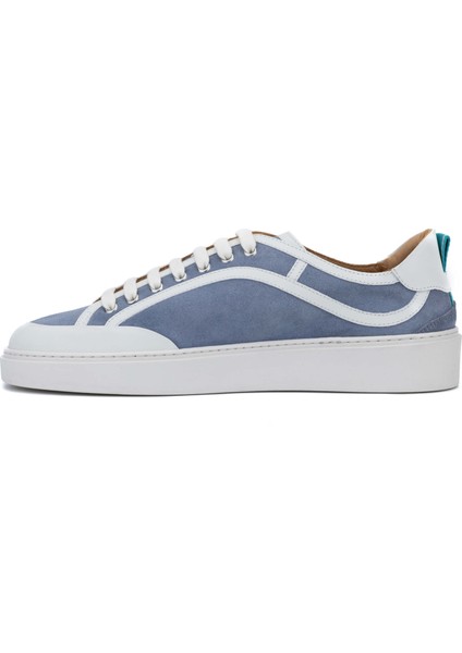 Erkek Hakiki Deri Mavi Sneakers & Spor Ayakkabı 1022 16525 Erk Ayk Y24 Blu fiyatları