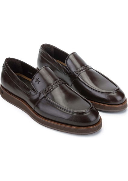 Erkek Deri Kahverengi Loafer Ayakkabı 183 20071 Erk Ayk SK23/24 Kahve fiyatları