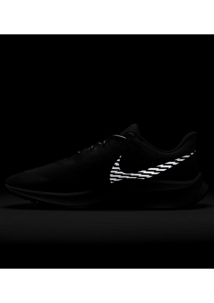 Quest 3 Shield Walk Run Shoes Water Rpll. Reflektörlü Yürüyüş Koşu Ayakkabısı Siyah