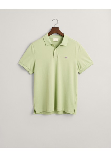 Erkek Yeşil Regular Fit Logolu Polo 2210.345 fırsatları