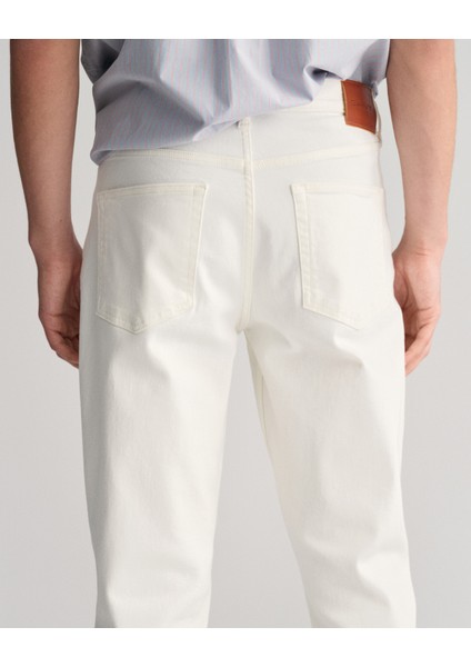 Erkek Krem Slim Fit Jean 1000303.113 fırsatları