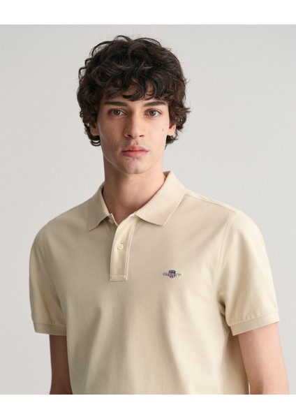 Erkek Bej Regular Fit Logolu Polo 2210.239 indirimleri
