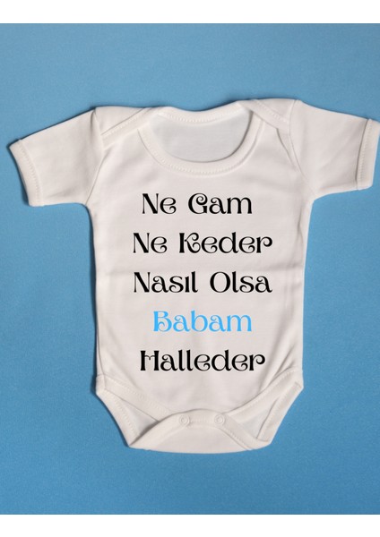 Pamuklu Bebek Zıbını Özel Tasarım Babam Halleder