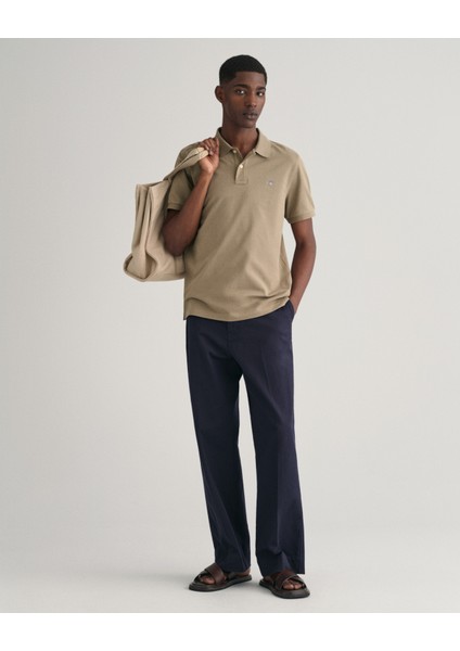 Kahverengi Regular Fit Logolu Polo 2210.203 fiyatları