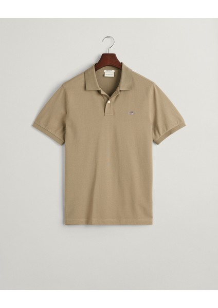 Kahverengi Regular Fit Logolu Polo 2210.203 fırsatları