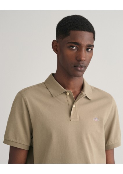 Kahverengi Regular Fit Logolu Polo 2210.203 indirimleri