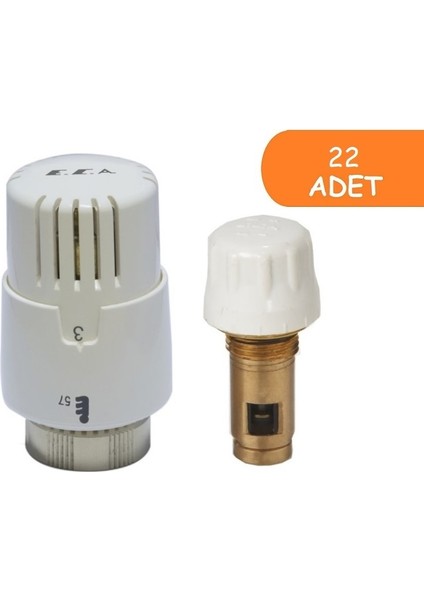 22 Adet Eca Termostatik Trv4 Kafa Grubu 41,3mm 602120813