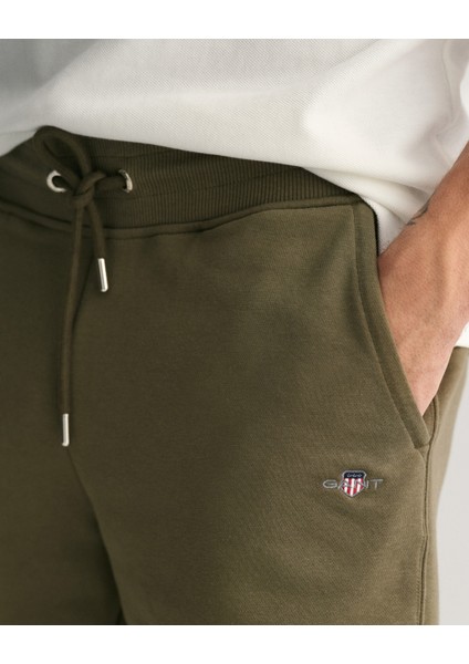 Erkek Yeşil Regular Fit Logolu Şort 2009027.301 indirimleri