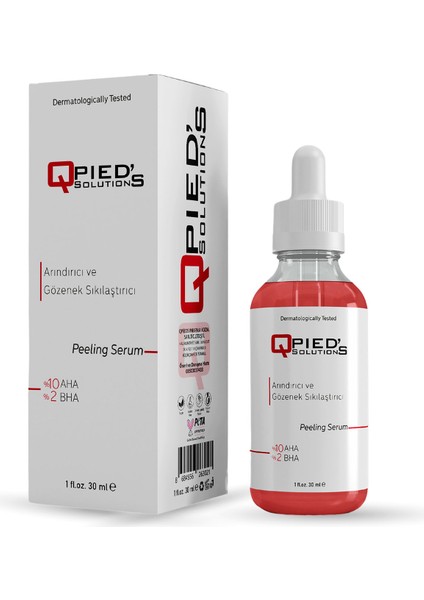 Canlandırıcı ve Cilt Tonu Eşitleyici Yüz Peeling Serum Aha 10% + Bha 2% 30 ml fiyatları