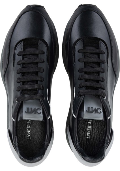 Erkek Deri Siyah Sneakers & Spor Ayakkabı 698 1053-8 Erk Ayk SK23/24 Sıyah/grı modelleri