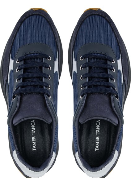 Erkek Deri Lacivert Sneakers & Spor Ayakkabı 698 1053-7 Erk Ayk SK23/24 Lacı fırsatları