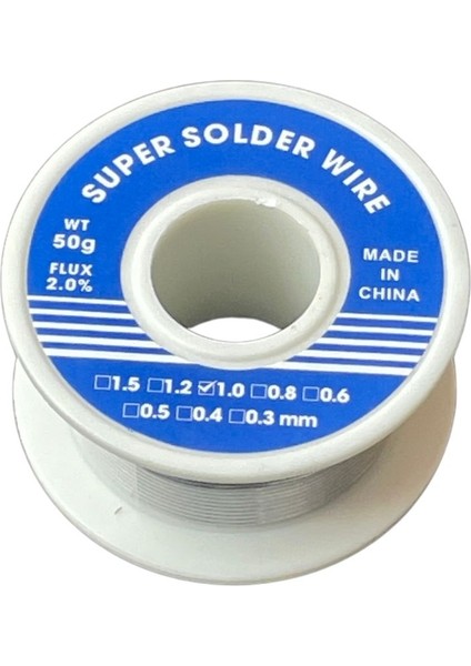 Lehim Teli 1.0 mm 50 Gr SN63/PB37