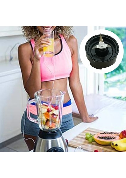Oster Blstpb ile Uyumlu Blend Aksesuarı, Blstpb2 Için Blend 250W Bıçak Tutucu Meyve Sıkacağı Bardağı, Siyah (Yurt Dışından)