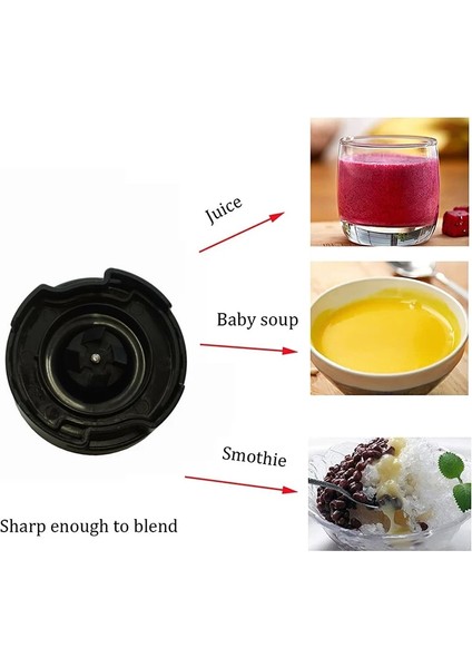 Oster Blstpb ile Uyumlu Blend Aksesuarı, Blstpb2 Için Blend 250W Bıçak Tutucu Meyve Sıkacağı Bardağı, Siyah (Yurt Dışından)