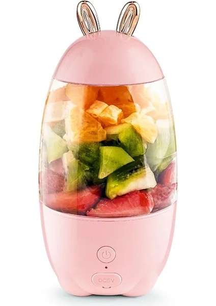 Pembe Tarzı Taşınabilir Sıkacağı Çok Fonksiyonlu Elektrikli Meyve Suyu Sıkacağı Limon Meyve Suyu Yapımcısı Mikser Meyve Smoothie Blender Portakal Sıkacağı (Yurt Dışından)