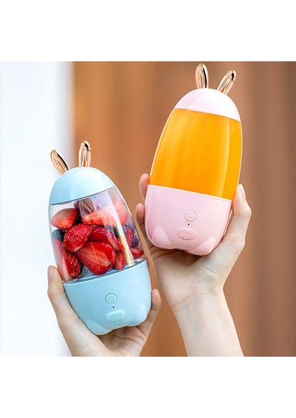 Pembe Tarzı Taşınabilir Sıkacağı Çok Fonksiyonlu Elektrikli Meyve Suyu Sıkacağı Limon Meyve Suyu Yapımcısı Mikser Meyve Smoothie Blender Portakal Sıkacağı (Yurt Dışından)