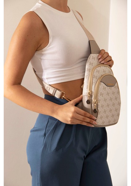 Kadın Vücut Çantası 959-43131 Silver Polo Freebag M178 Bej-Mat Kum fiyatları