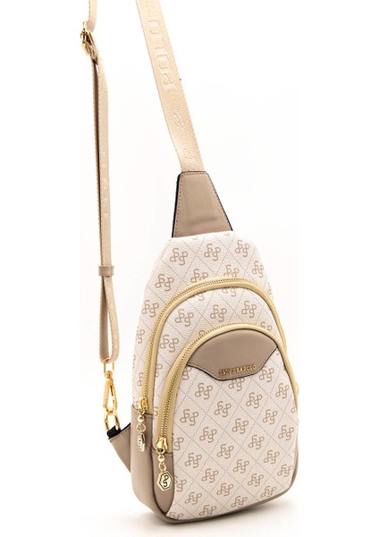Kadın Vücut Çantası 959-43131 Silver Polo Freebag M178 Bej-Mat Kum fırsatları