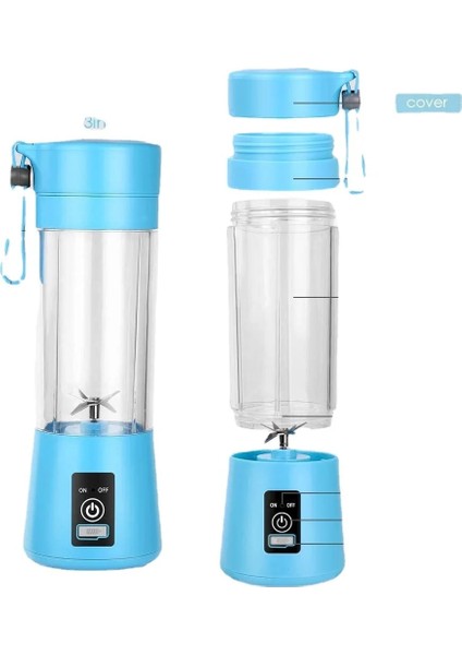 Yeşil Stil Mutfak Elektrikli Meyve Sıkacağı Taşınabilir Blender USB Şarj Smoothie Blender Meyve Karıştırıcılar Milkshake Yapımcısı Makinesi Gıda Sınıfı Malzeme (Yurt Dışından)