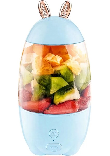 Mavi Stil Huishoudelijke Draagbare USB Oplaadbare Meyve Sıkacağı Bardağı Meyve Blender Draagbare Mze Meyve Sıkacağı Keuken Aksesuarları (Yurt Dışından)