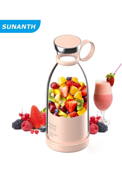 Beyaz Stil Sunath Elektrikli Meyve Sıkacağı Blender USB Mini Çok Fonksiyonlu Meyve Suyu Yapımcısı Makinesi Meyve Karıştırıcılar Sıkacakları Meyve Sıkacakları Gıda Milkshake (Yurt Dışından) modelleri
